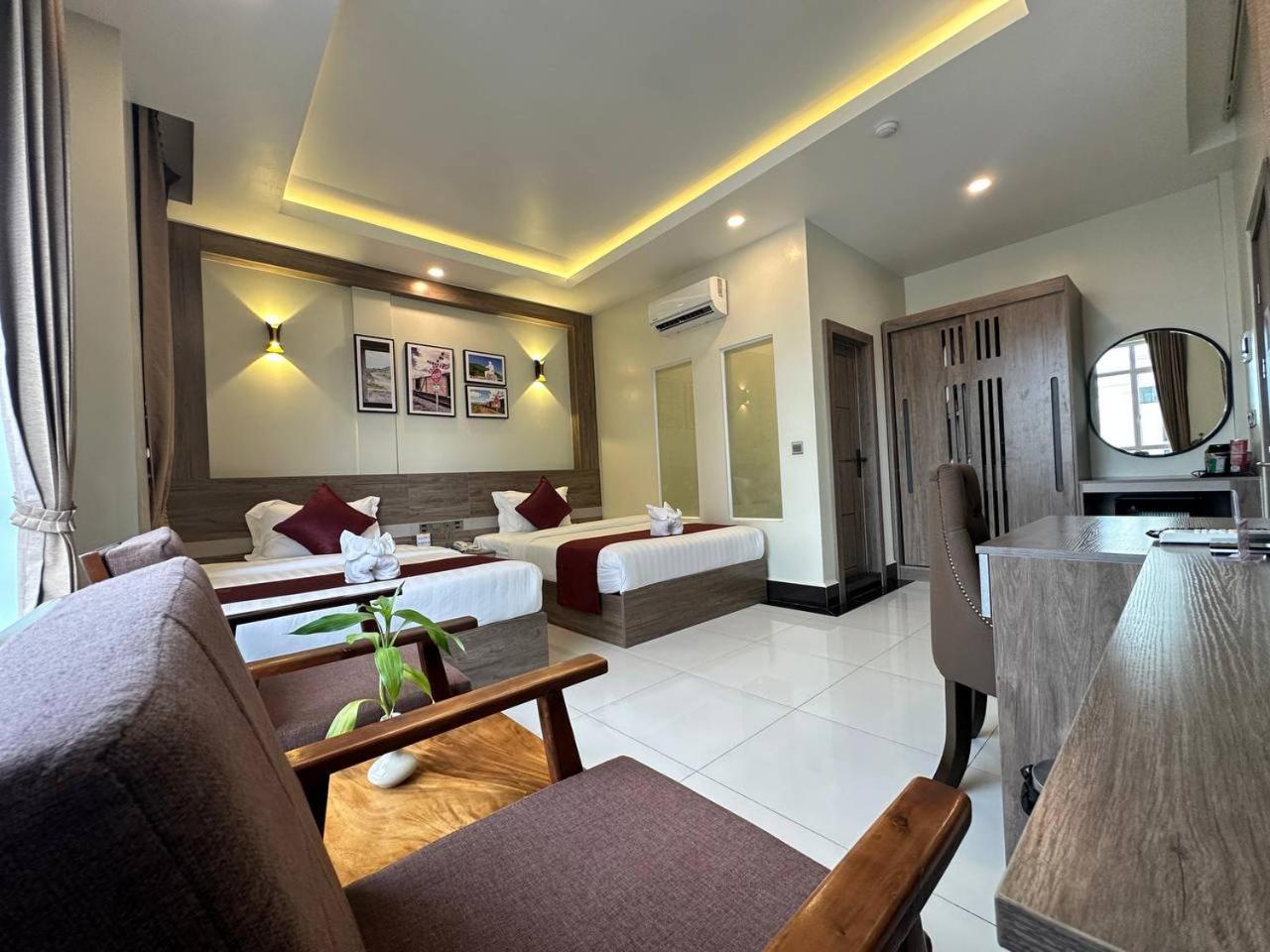 Twin Hotel Kampot Exterior foto